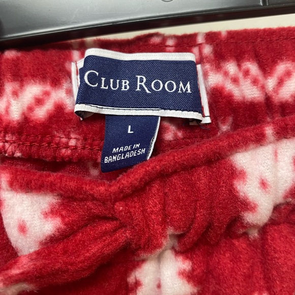 New with Tags Club Room Flannel PJ Christmas Pants Size L - Picture 4 of 6